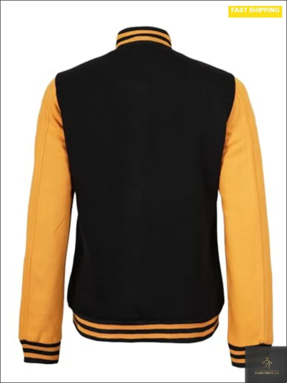 Women's Bomber Varsity Jacket - Letterman Baseball Style_3